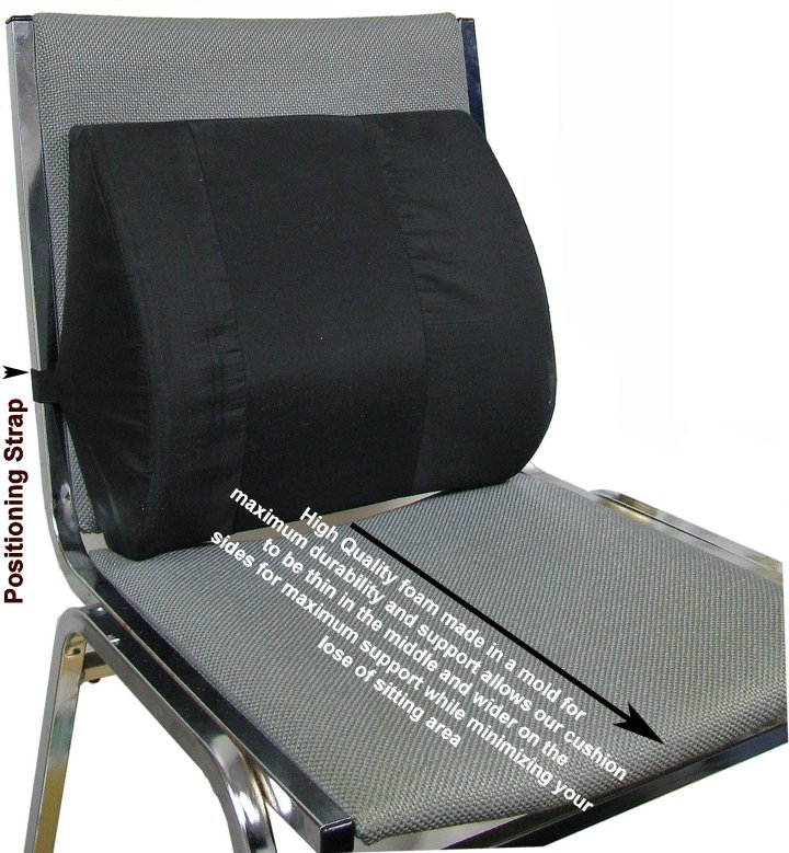 Seat Back Cushion W/ Elastic Strap